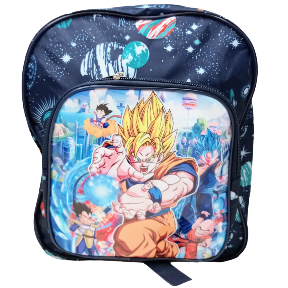 Mochilas Infantiles " DRAGON BALL " 2 CIERRES
