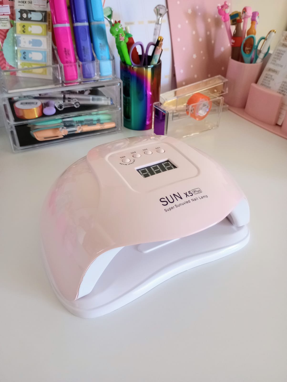 Cabina para Uñas 36 LEDS "SUN X5 Plus" 80w (CON BASE)