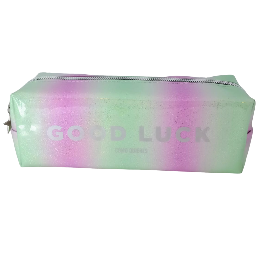 CARTUCHERAS MOOVING "GOOD LUCK" RECTANGULAR COMO QUIERES