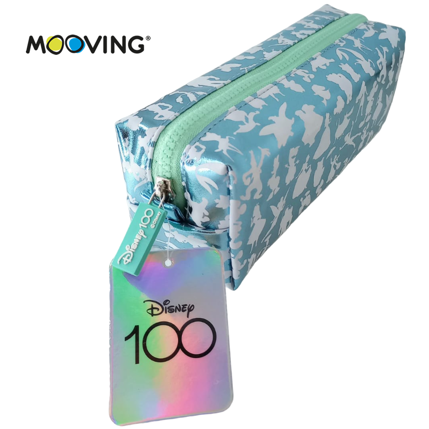 CARTUCHERAS MOOVING "DISNEY 100 AÑOS" RECTANGULAR METALIZADA