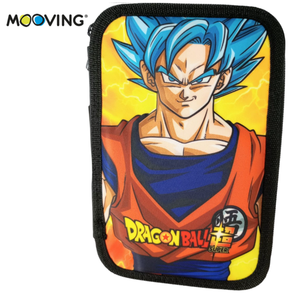 CARTUCHERAS MOOVING "DRAGON BALL" 2 PISOS REFORZADAS