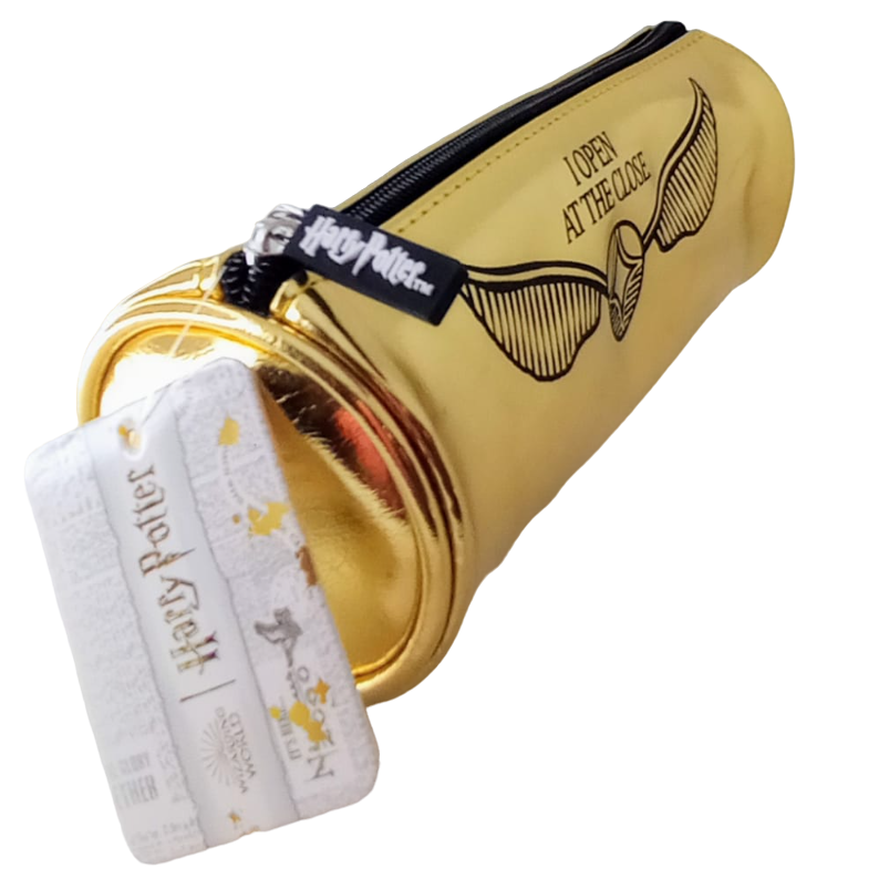 CARTUCHERAS MOOVING "HARRY POTTER" TUBO DORADA