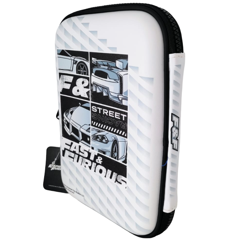 CARTUCHERAS MOOVING "FAST AND FURIOUS" RIGIDAS 1 CIERRE REFORZADAS (2 Divisiónes Internas)