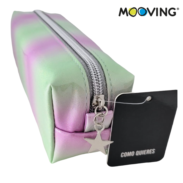 CARTUCHERAS MOOVING "GOOD LUCK" RECTANGULAR COMO QUIERES