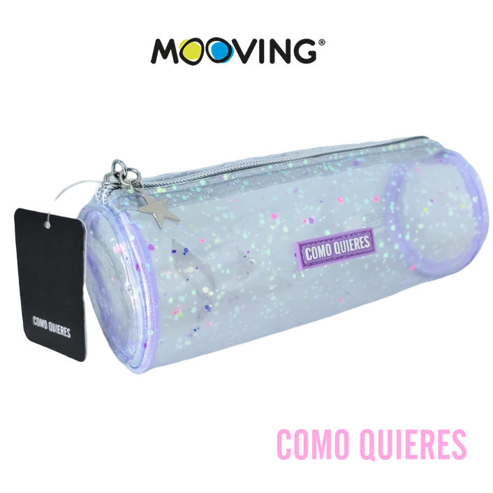 CARTUCHERAS MOOVING "TRANSPARENTE" TUBO COMO QUIERES