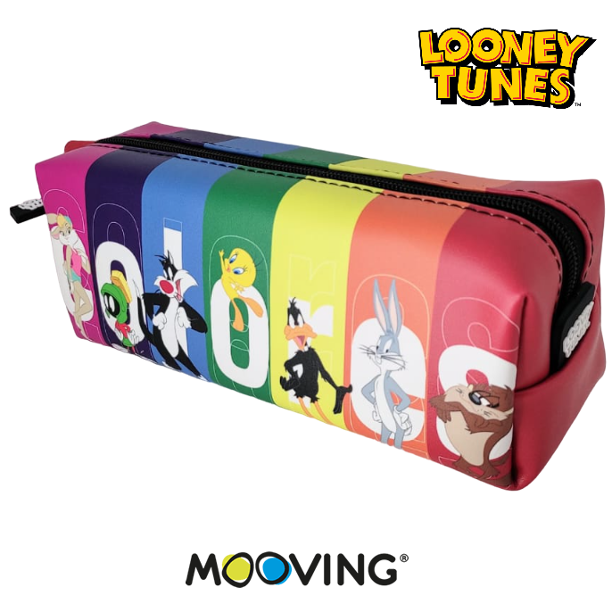 CARTUCHERAS MOOVING "LOONEY TUNES" RECTANGULAR