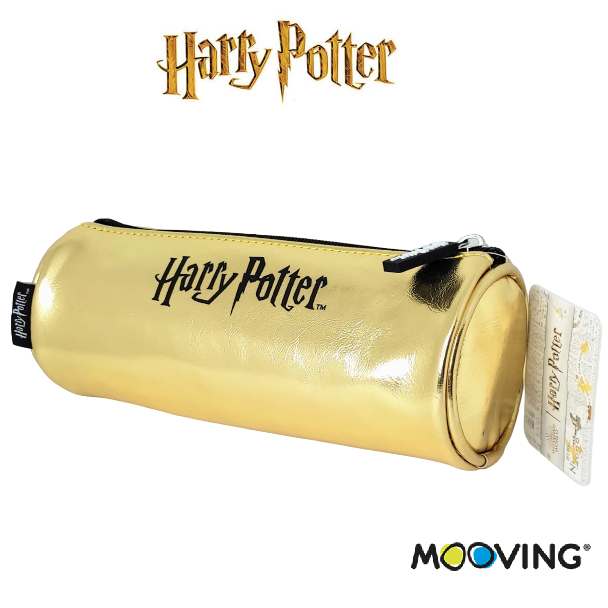 CARTUCHERAS MOOVING "HARRY POTTER" TUBO DORADA