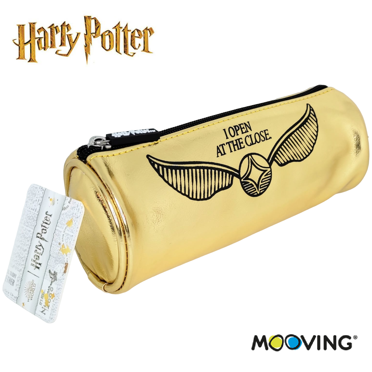 CARTUCHERAS MOOVING "HARRY POTTER" TUBO DORADA