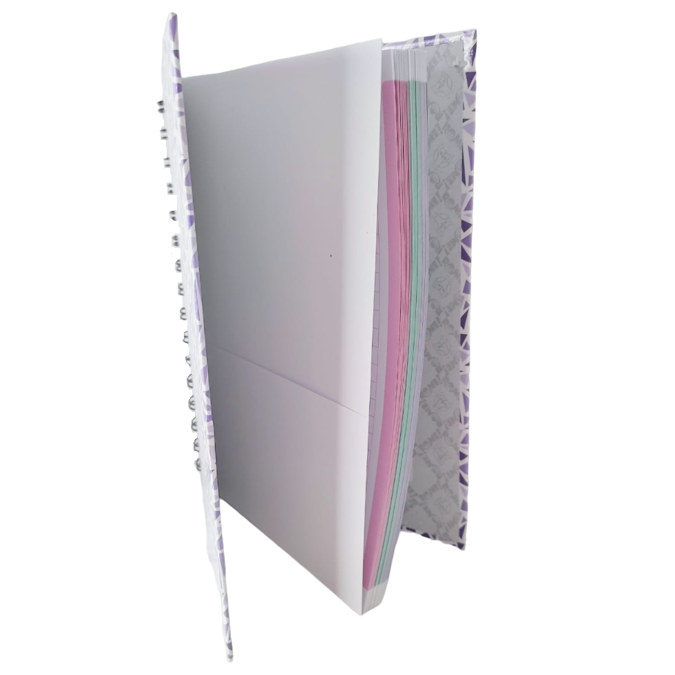 Cuadernos A5 ROME " Rosa Pastel Mosaicos " Hojas Rayadas