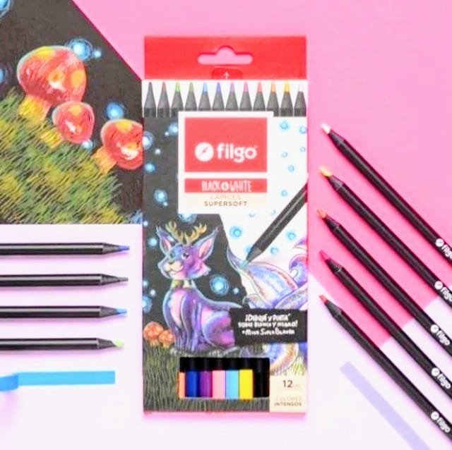 Lapices Filgo SUPER SOFT * CLASICOS x 12 *  Largos (SUPER BLANDOS)