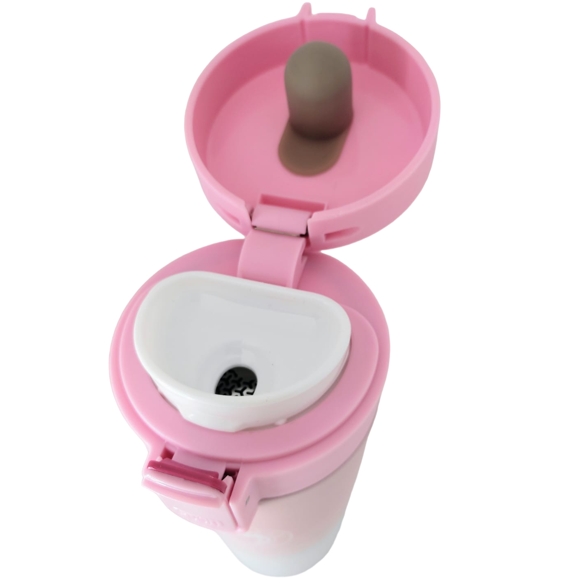 TERMO PASTEL COMBINADO "TIPO STARBUCKS" PREMIUM 500 ML - ACERO INOXIDABLE (DOBLE CAPA) - C/ FILTRO (VASO TERMICO)