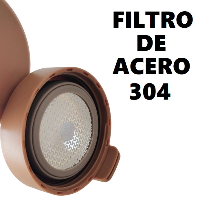 VASO TERMICO "STANLEY TIPO STARBUCKS" PREMIUM 500 ML - ACERO INOXIDABLE (DOBLE CAPA) - C/ FILTRO