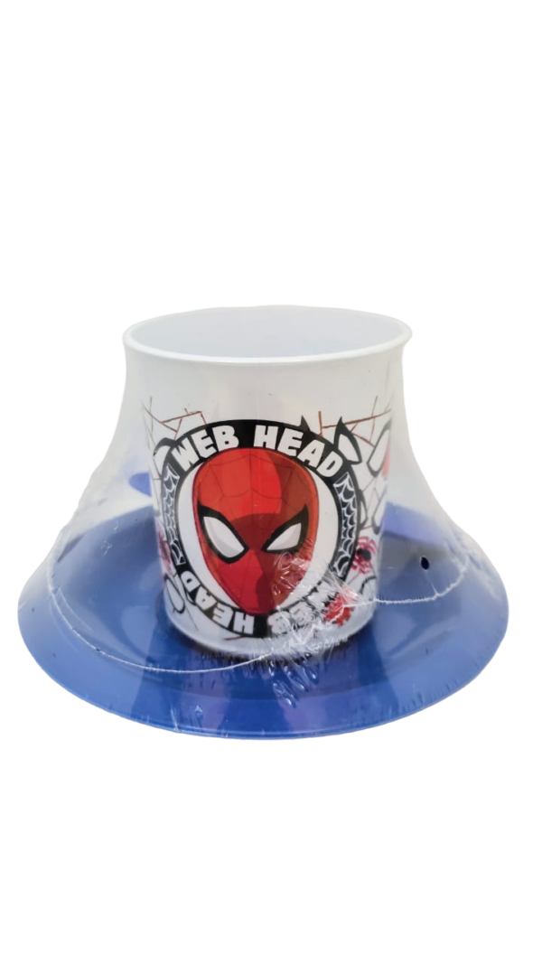 SET DE * SPIDERMAN * TAZA + CUCHARA + PLATO (HOMBRE ARAÑA)