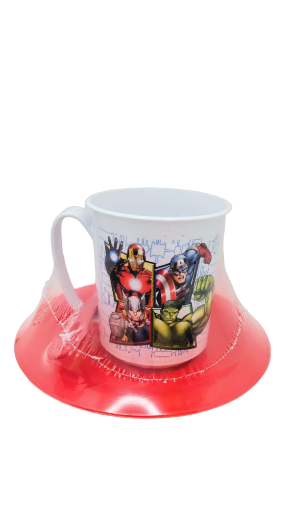 SET DE * AVENGERS * TAZA + CUCHARA + PLATO (VENGADORES)