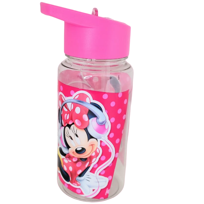 BOTELLA RIGIDA * MINNIE MOUSE  * STRAW TOP C/ SORBETE