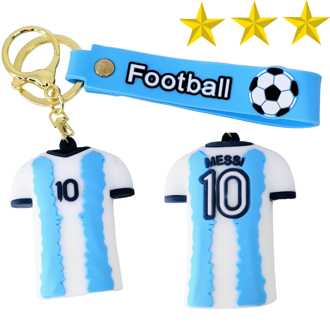 Llaveros ARGENTINA " CAMISETA MESSI 10 " (Excelente Calidad)