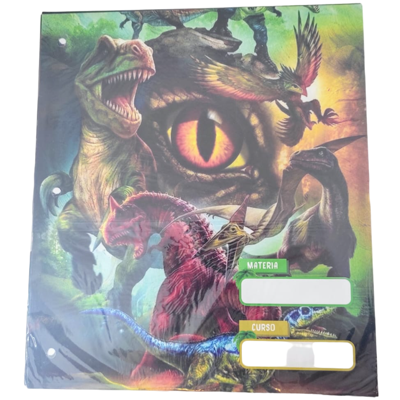 Separadores de Materias "Dinosaurios" Tamaño Escolar (Fantasia)