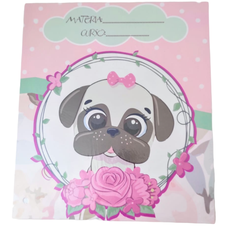 Separadores de Materias "Perritos" Tamaño Escolar (Fantasia)