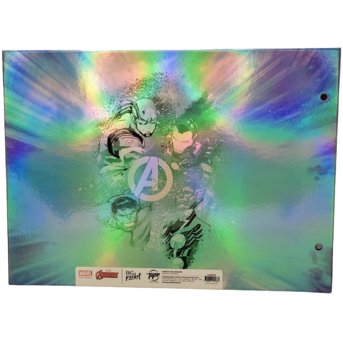 Tapa de Carpeta de dibujo N5 " AVENGERS " PPR (Vengadores)