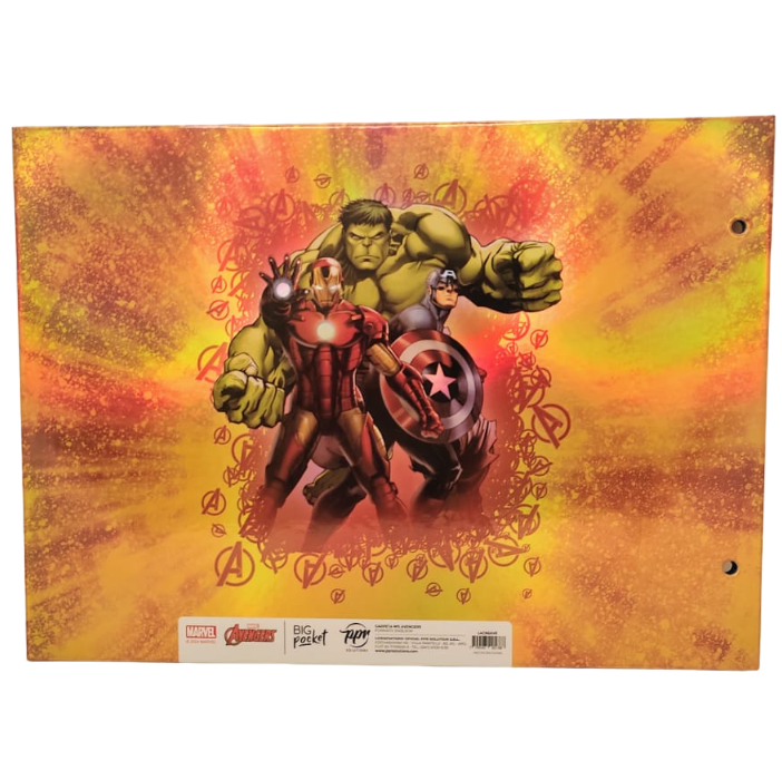 Tapa de Carpeta de dibujo N5 " AVENGERS " PPR (Vengadores)