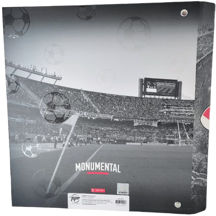 Carpetas 3 anillos PPR " Escudo " (River Plate)