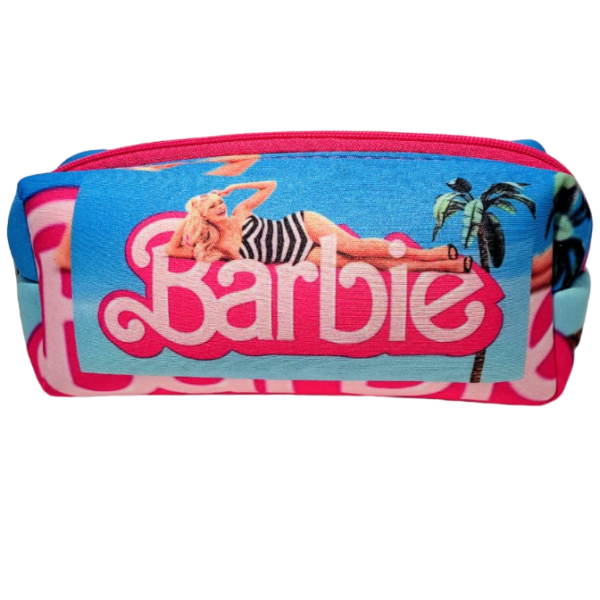 CARTUCHERAS NEOPRENE " BARBIE " TAMAÑO MEDIANO (LAVABLES) Cod 115