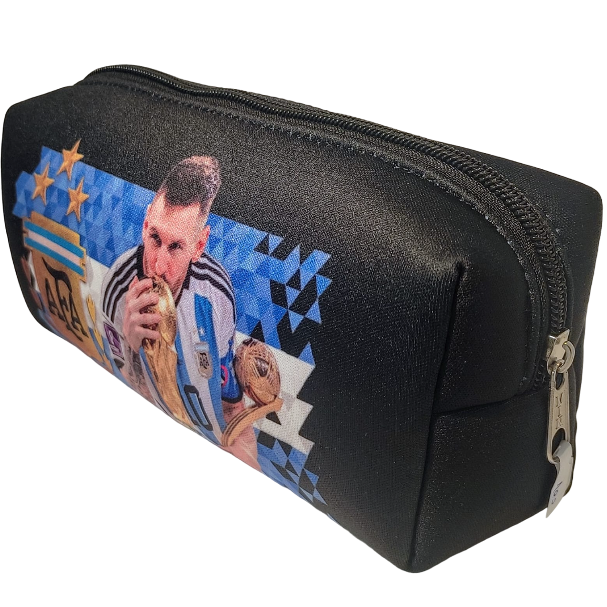 CARTUCHERAS NEOPRENE "MESSI" TAMAÑO MEDIANO (LAVABLES) COPA SELECCION ARGENTINA Cod 100