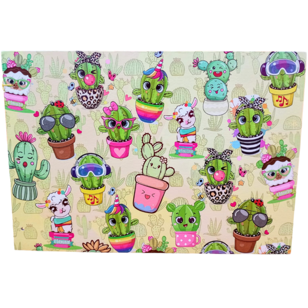 Tapa de Carpeta de Dibujo N6 -CACTUS-