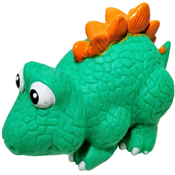 Chifle Dinosaurios   (Lo Presiona y hace un Sonido) Goma Soft - Sirve para el agua