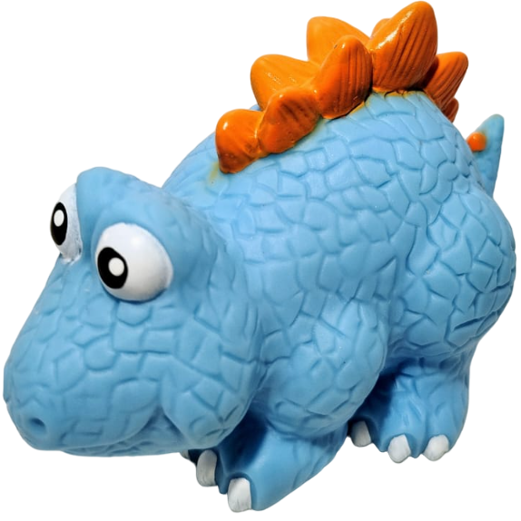 Chifle Dinosaurios   (Lo Presiona y hace un Sonido) Goma Soft - Sirve para el agua