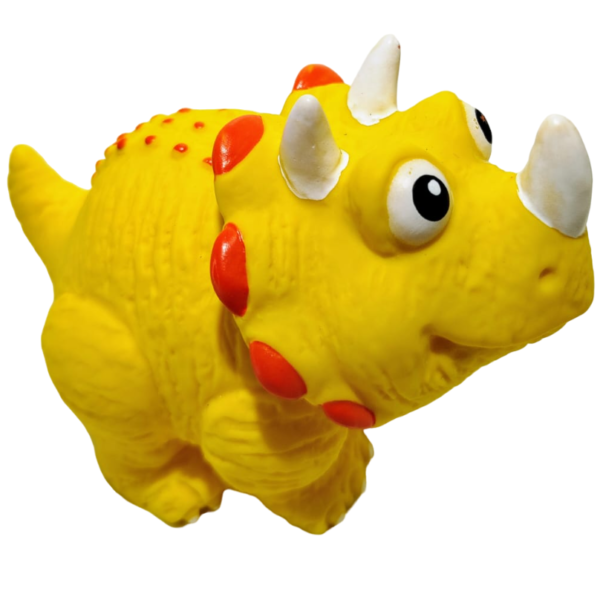 Chifle Dinosaurios   (Lo Presiona y hace un Sonido) Goma Soft - Sirve para el agua