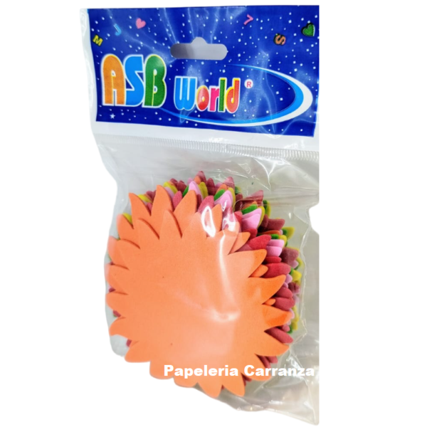 Aplicaciones en Goma Eva " Sol " x 20 unidades