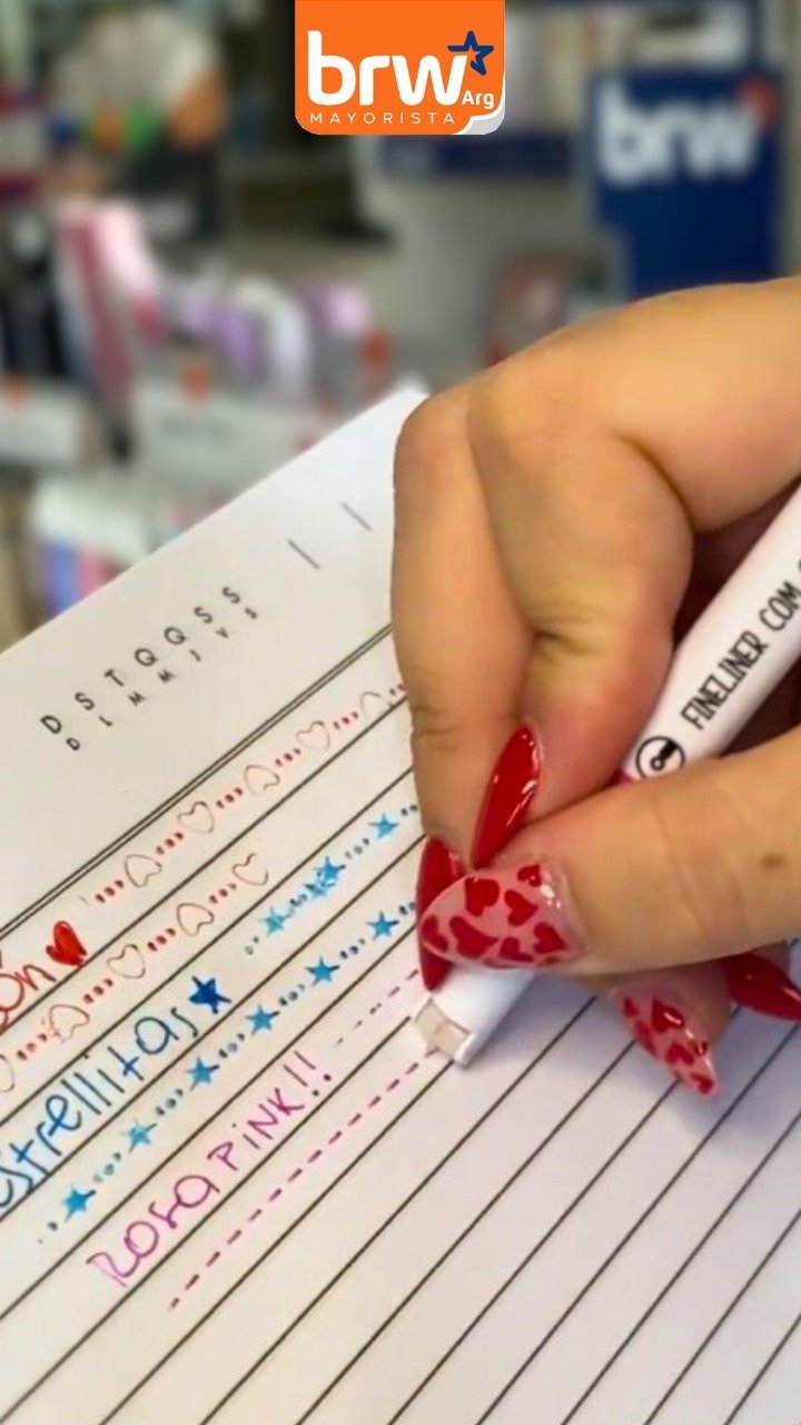 Microfibra BRW - Con Sello Roller - 0.4mm (Doble Punta)