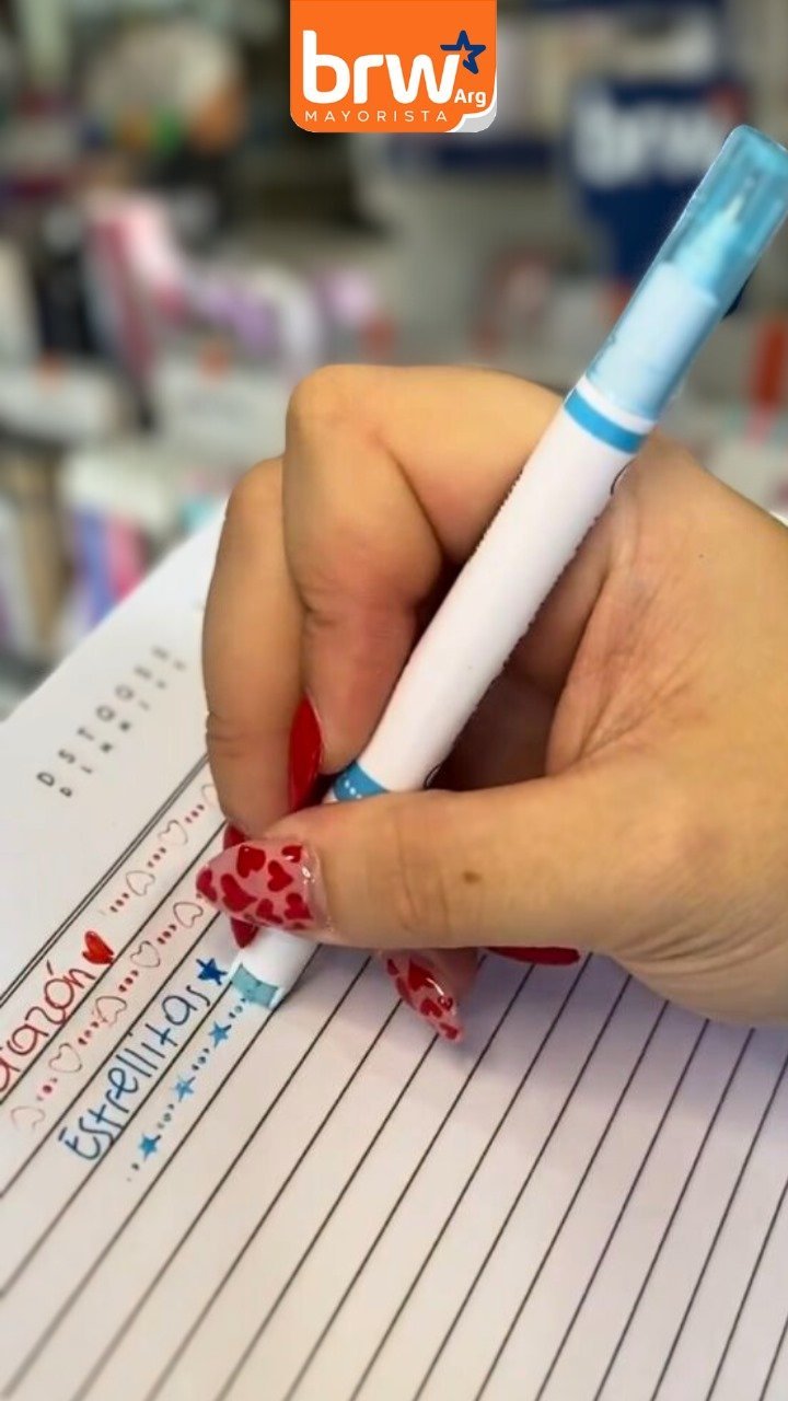 Microfibra BRW - Con Sello Roller - 0.4mm (Doble Punta)