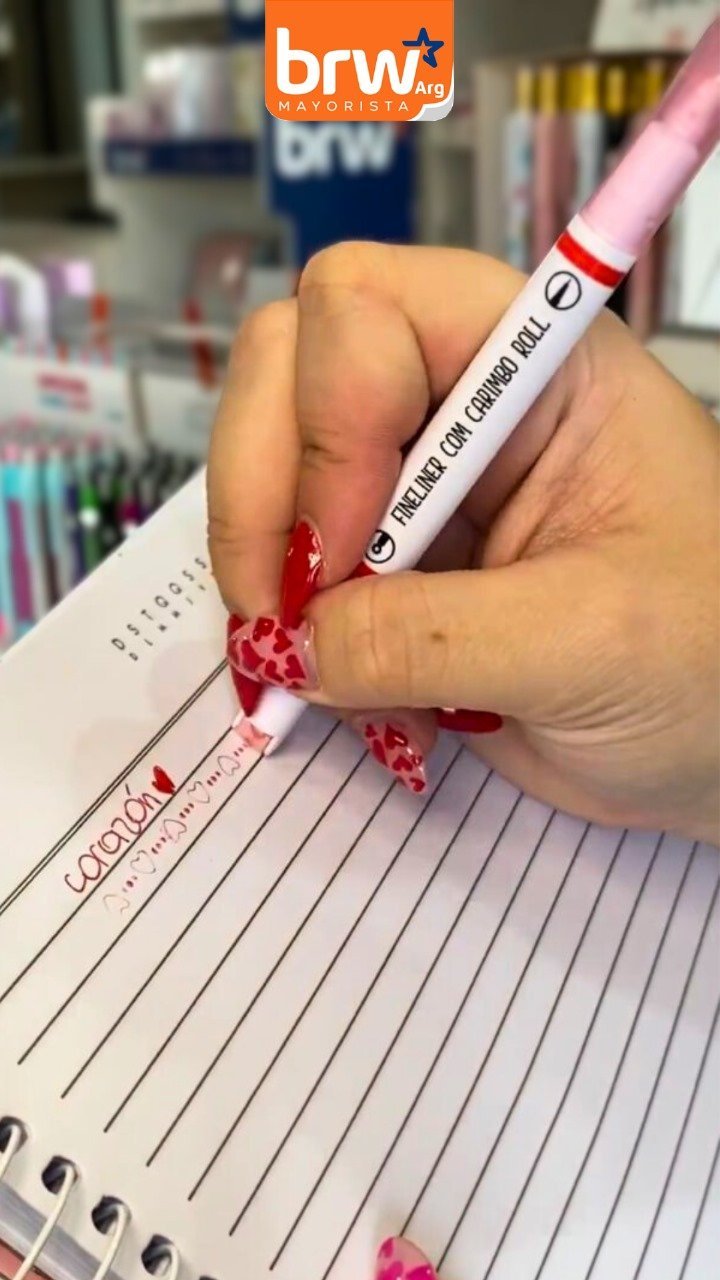 Microfibra BRW - Con Sello Roller - 0.4mm (Doble Punta)