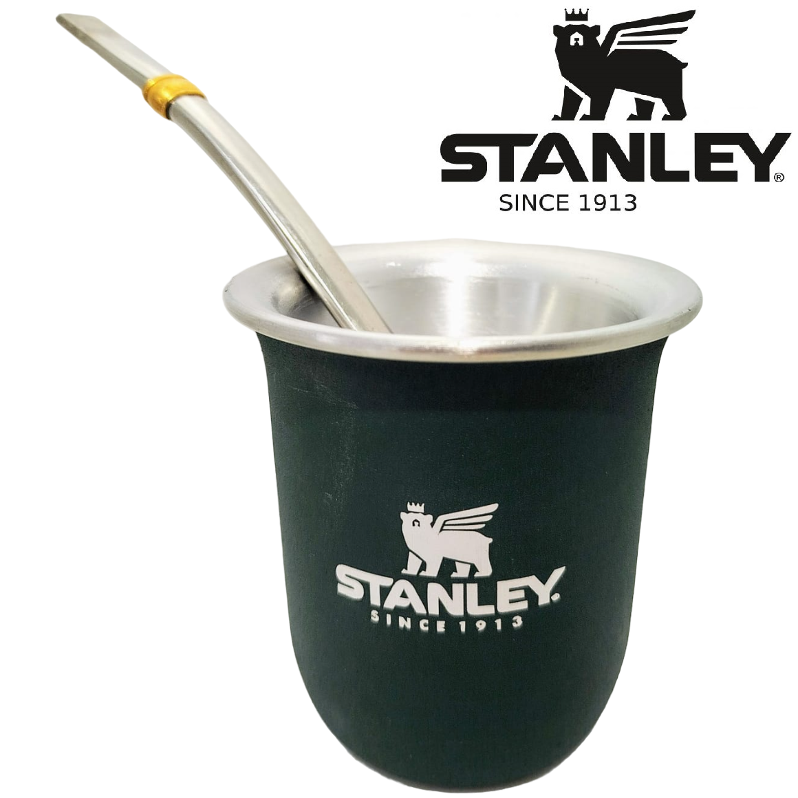 Mate de Aluminio * Stanley Verde Militar *