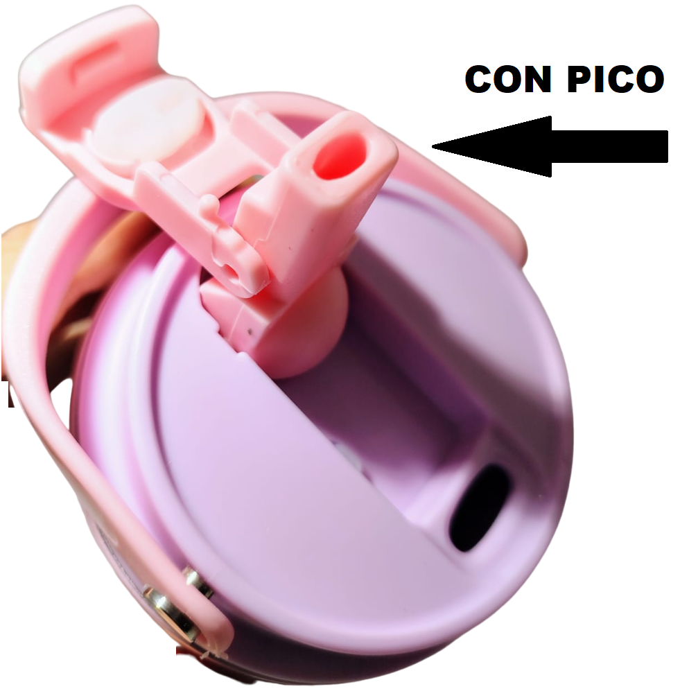 VASO TERMICO  * STANLEY GRANDE 900 ML * DOBLE SISTEMA TOMÁ DIRECTO O POR PICO (ALTO) - ACERO INOXIDABLE (DOBLE CAPA) IRROMPIBLE -CIERRE HERMETICO ANTIVUELCO-