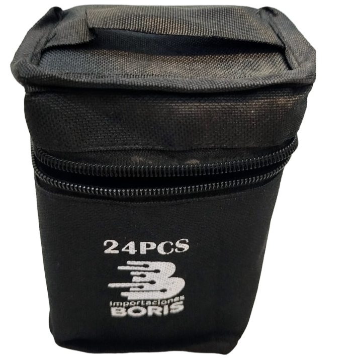 Kit de Marcadores de Artistica * Doble Punta x 24 Unidades + Estuche de Tela * Premium Touch