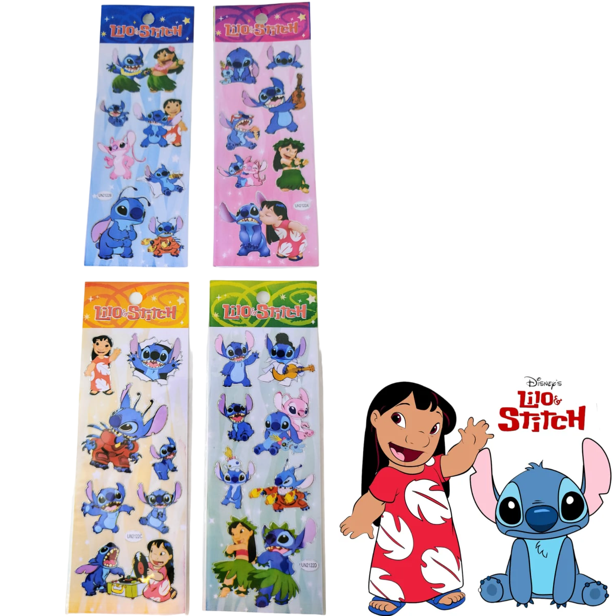 Plancha de Stickers * LILO Y STITCH *