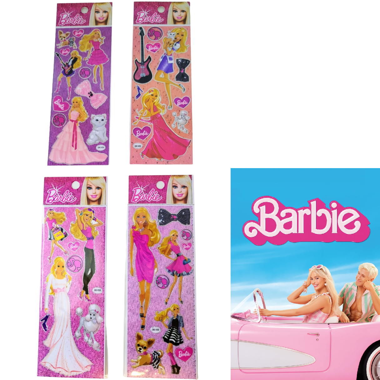 Plancha de Stickers * BARBIE *