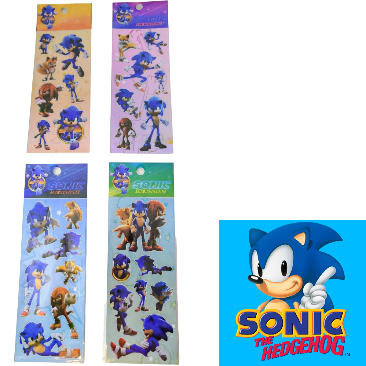 Plancha de Stickers * SONIC *