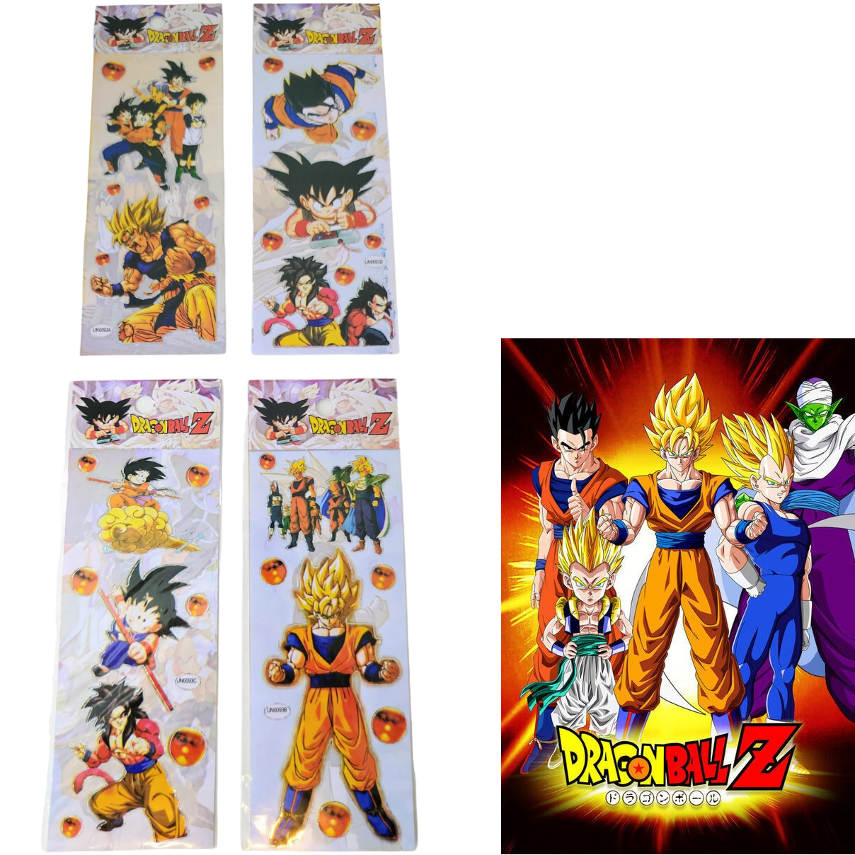 Plancha de Stickers * DRAGON BALL *