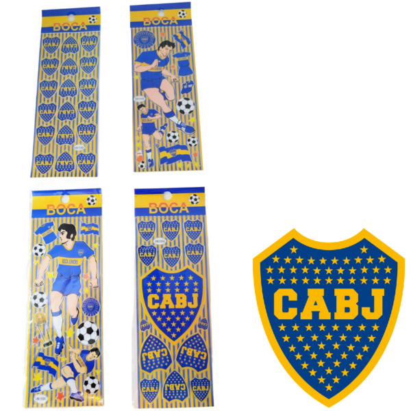 Plancha de Stickers * BOCA JUNIORS *