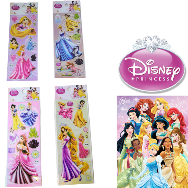 Plancha de Stickers * PRINCESAS DE DISNEY *