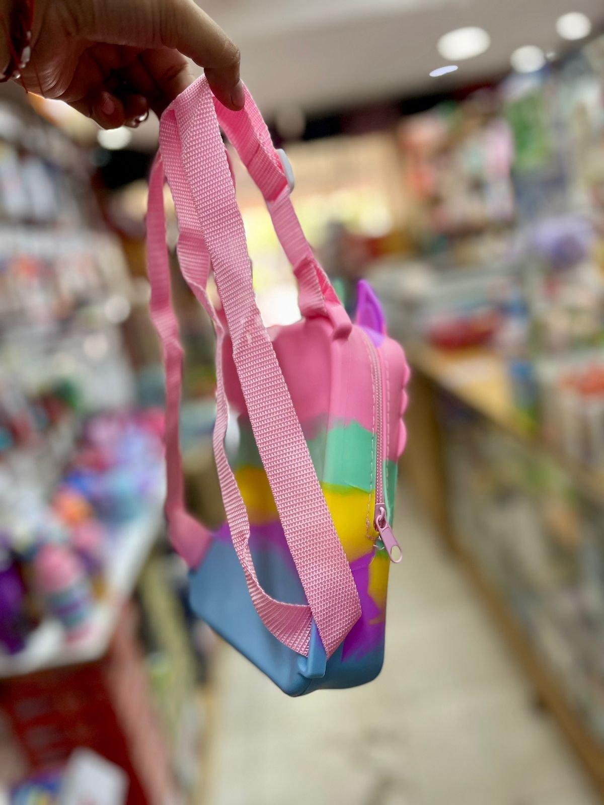 Mochilas Silicona " UNICORNIOS CON POP IT " Infantiles