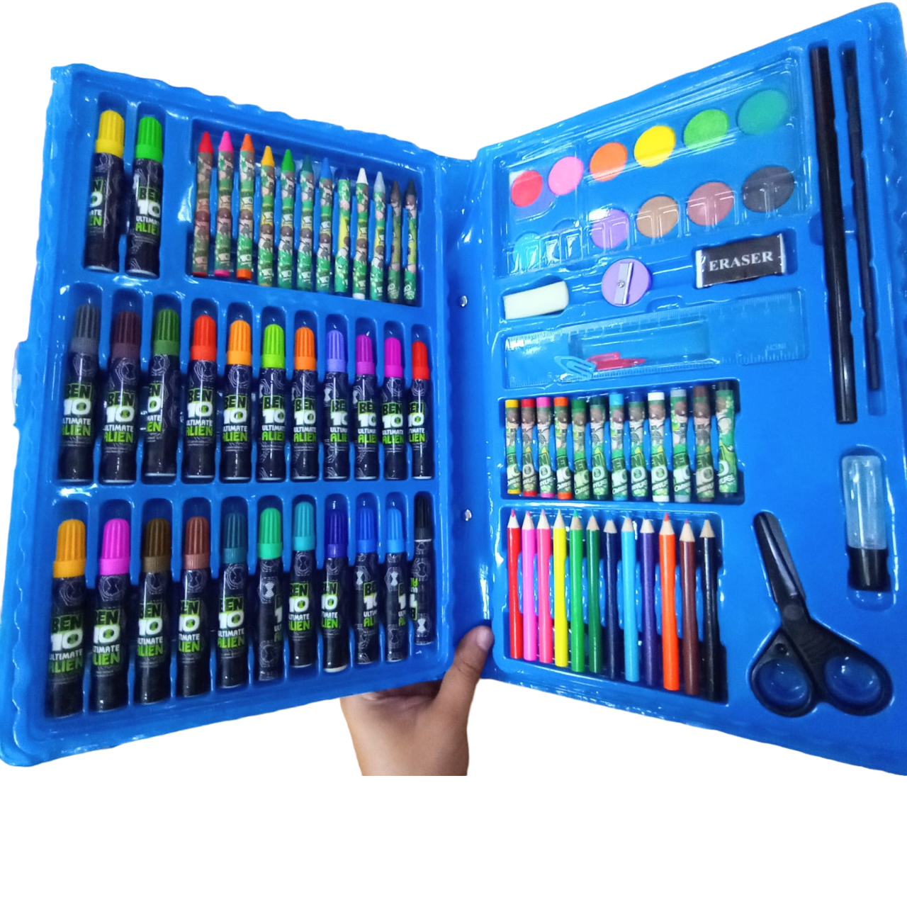 VALIJA * BEN 10 * x 86 PIEZAS - SET DE ARTE -