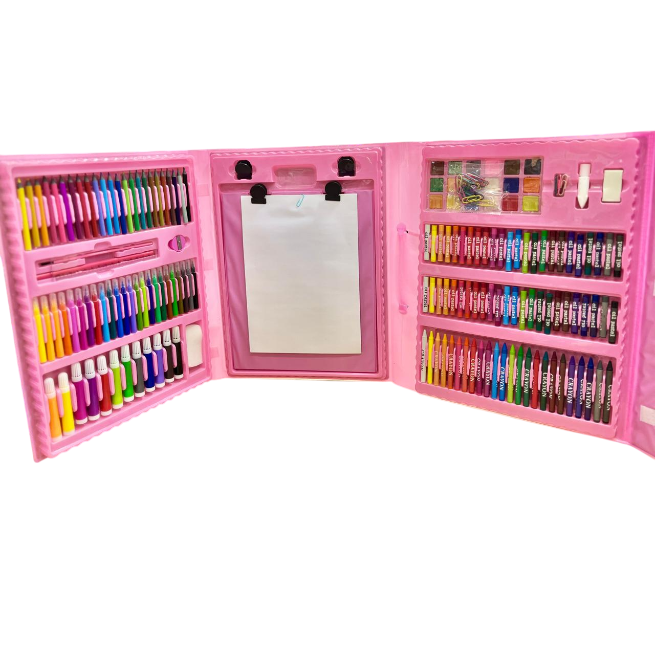 VALIJA * ART SET ROSA * x 208 PIEZAS - SUPER MEGA SET DE ARTE -