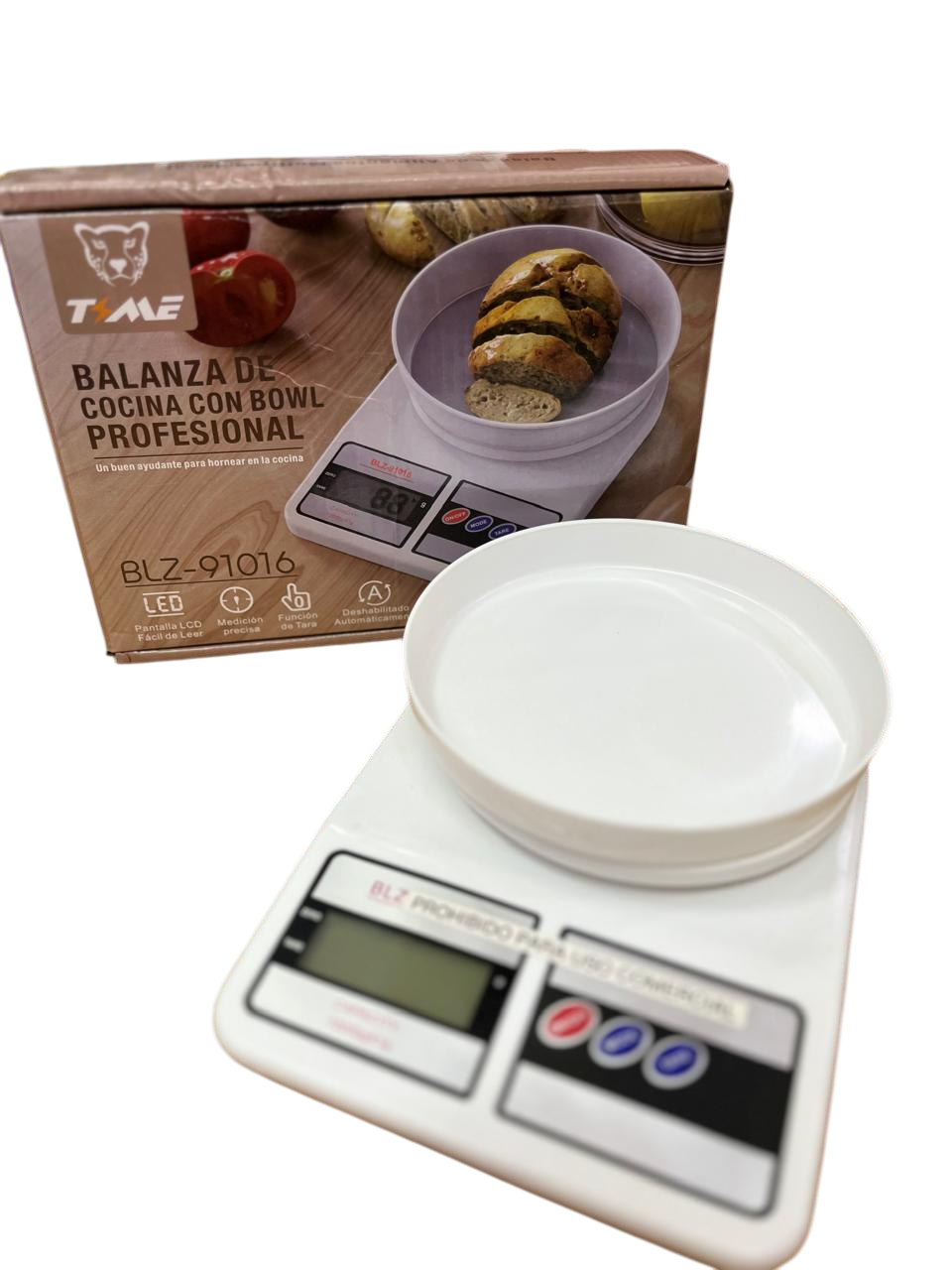 Balanza Digital de Cocina * con Bowl * Profesional 10 Kg