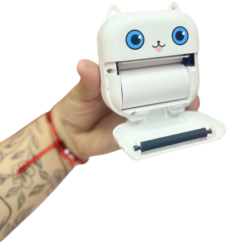 MINI IMPRESORA TERMICA * GATITO KAWAII * PORTATIL BLUETOOTH