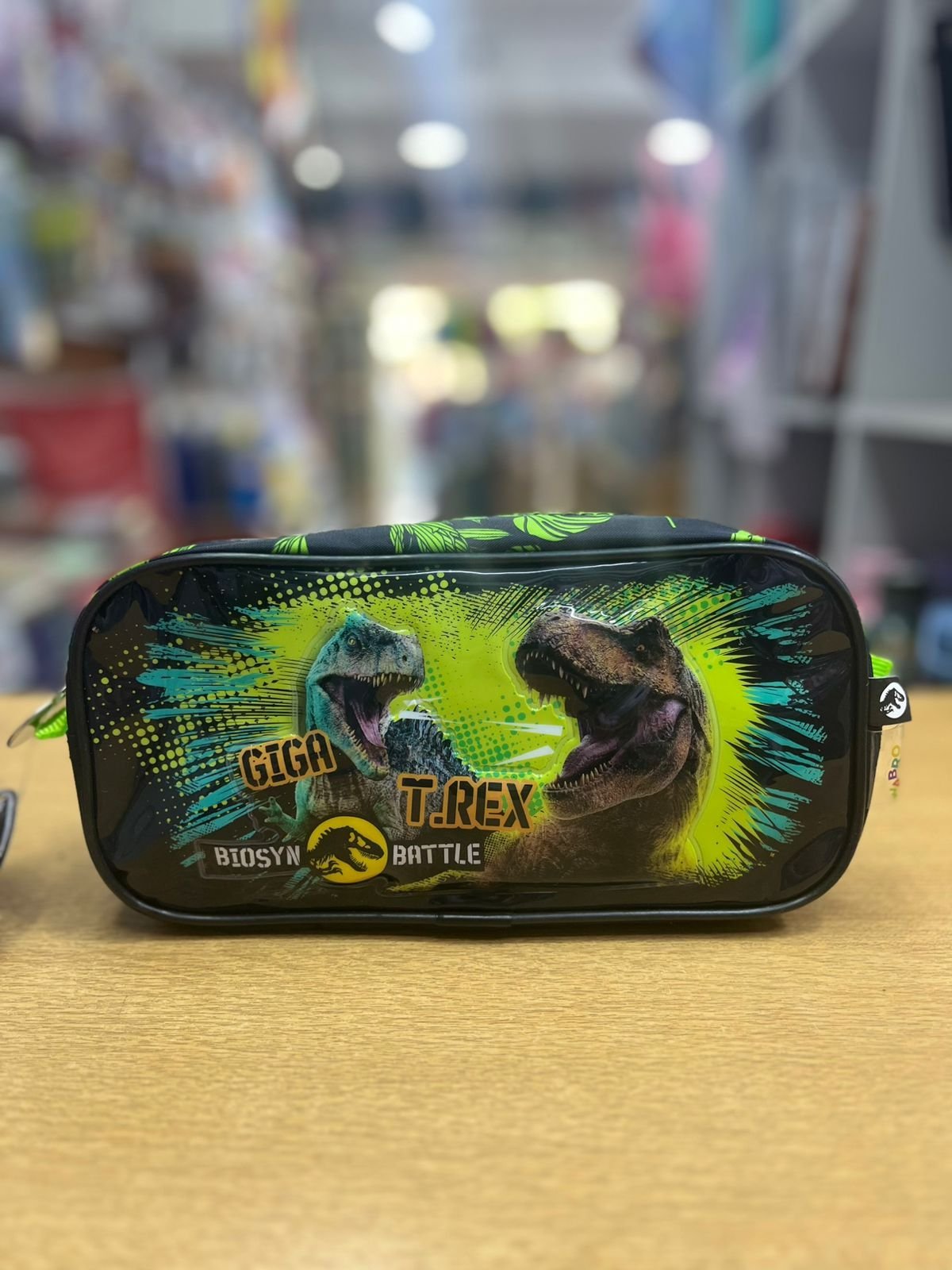 CARTUCHERAS *JURASSIC WORLD* WABRO (DINOSAURIOS) GRANDE 1 CIERRE